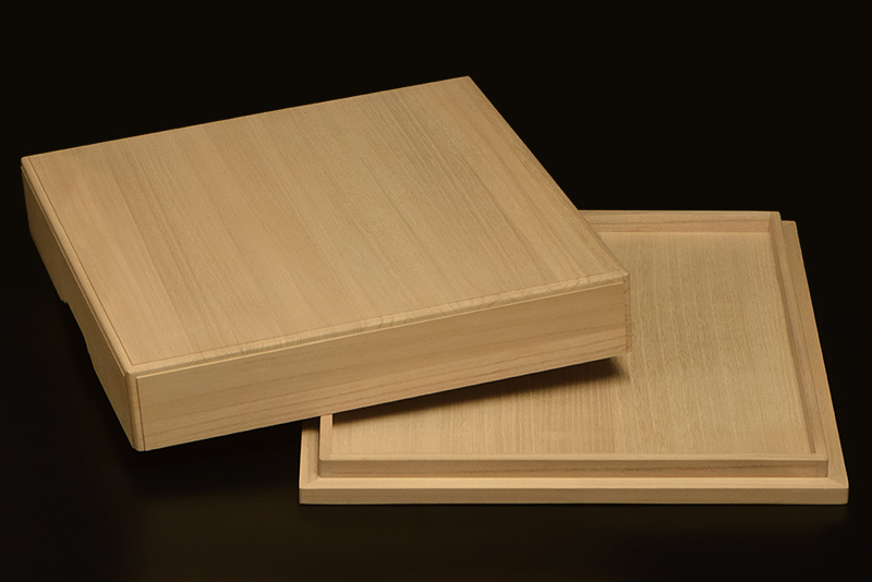卓上碁盤用 桐献上箱 | 前川榧碁盤店