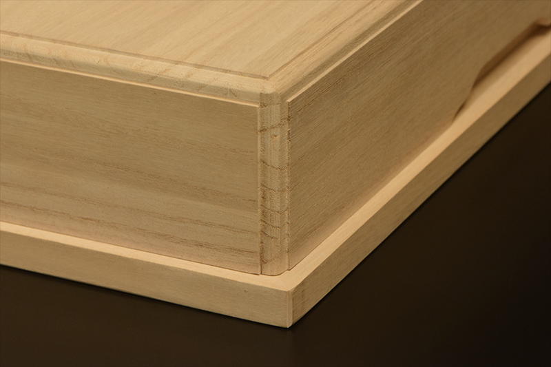 卓上碁盤用 桐献上箱 | 前川榧碁盤店