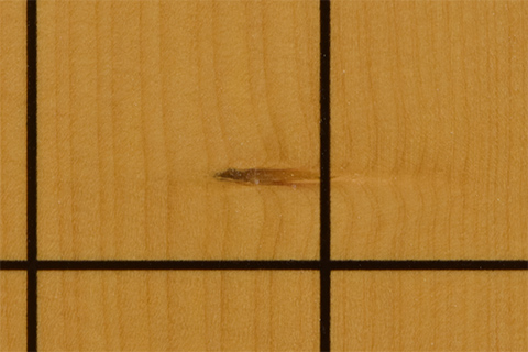 訳あり・おまかせ】本榧卓上碁盤／9路・6路 両面盤（一枚板・板目