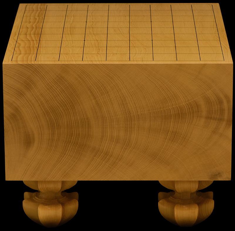 本榧足付将棋盤 6寸（天地柾） sa60037 | 前川榧碁盤店