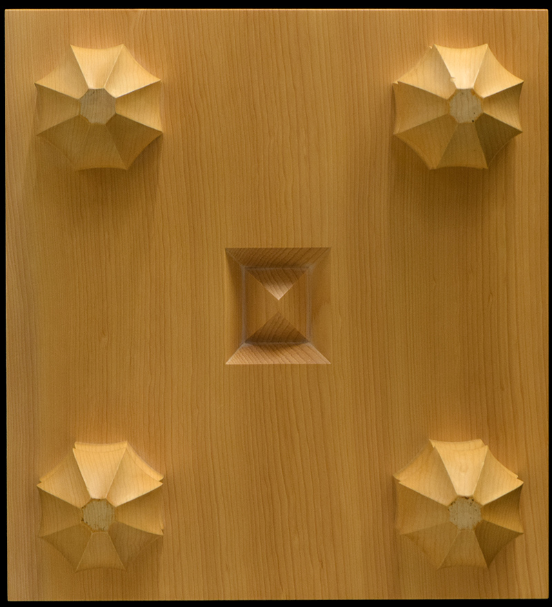 国産本榧足付将棋盤 6寸9分（天地柾） sa60036 | 前川榧碁盤店