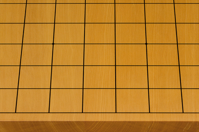 おまかせ】本榧卓上将棋盤 1.5寸（ハギ盤・極上） | 前川榧碁盤店