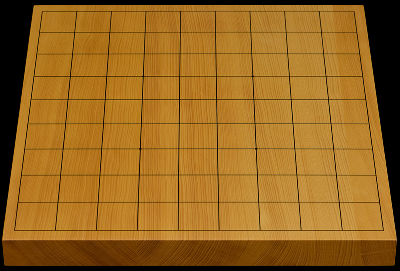 おまかせ】本榧卓上将棋盤 1寸（ハギ盤・特上） | 前川榧碁盤店