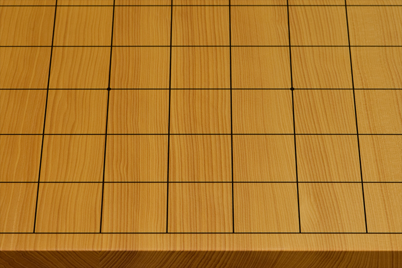 おまかせ】本榧卓上将棋盤 1寸（ハギ盤・特上） | 前川榧碁盤店