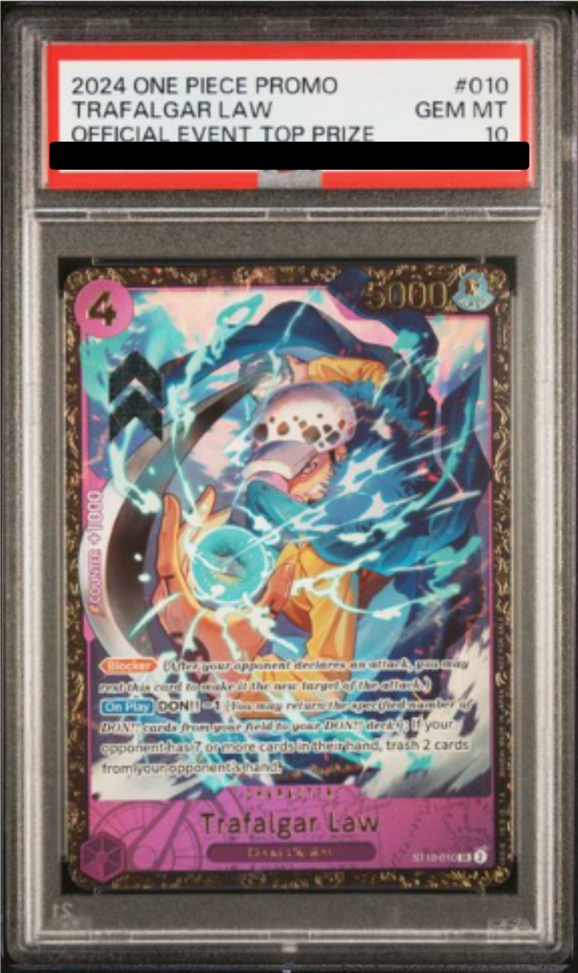 PSA10】 トラファルガー・ロー [英語版] (CS2023/illust:Bashikou)【SR