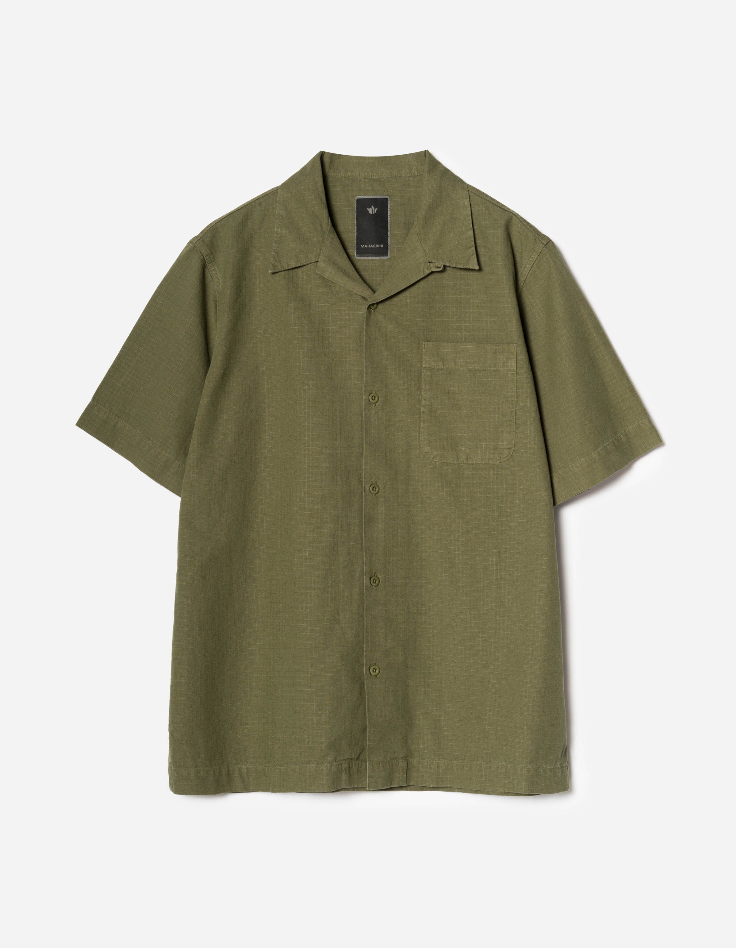 7028 MILTYPE Organic Custom Shirt Olive OG-107F – Maharishi