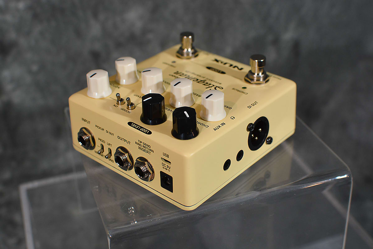 NuX NAP-5 Stageman Floor Deluxe Acoustic Preamp DI Box w Looper