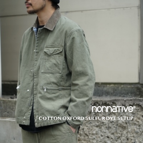 nonnative 『COTTON OXFORD SULFUR DYE SETUP』 – メイクス オンライン