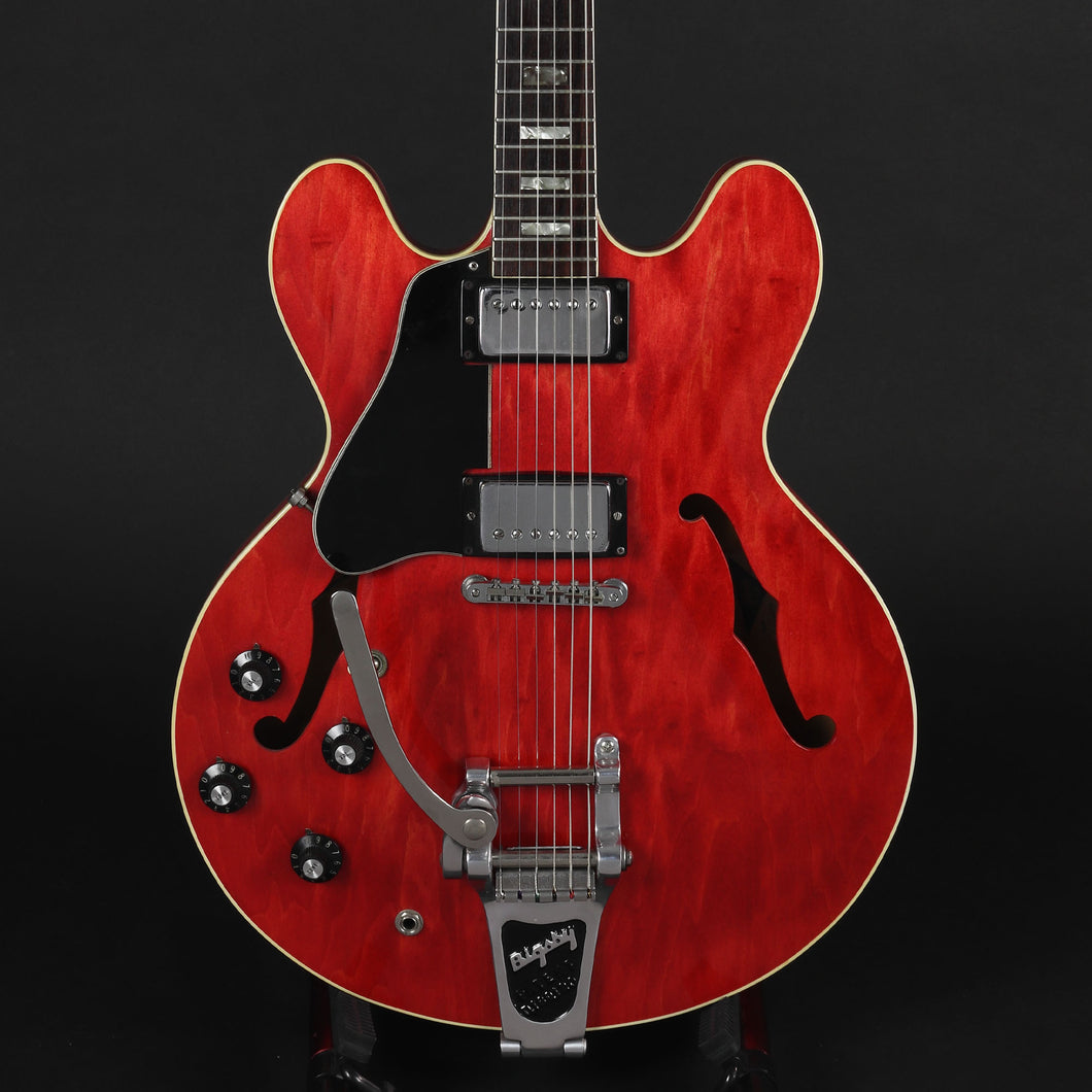 1972 Left-handed Gibson ES-335 TD Cherry w/Bigsby – Mak's Guitars
