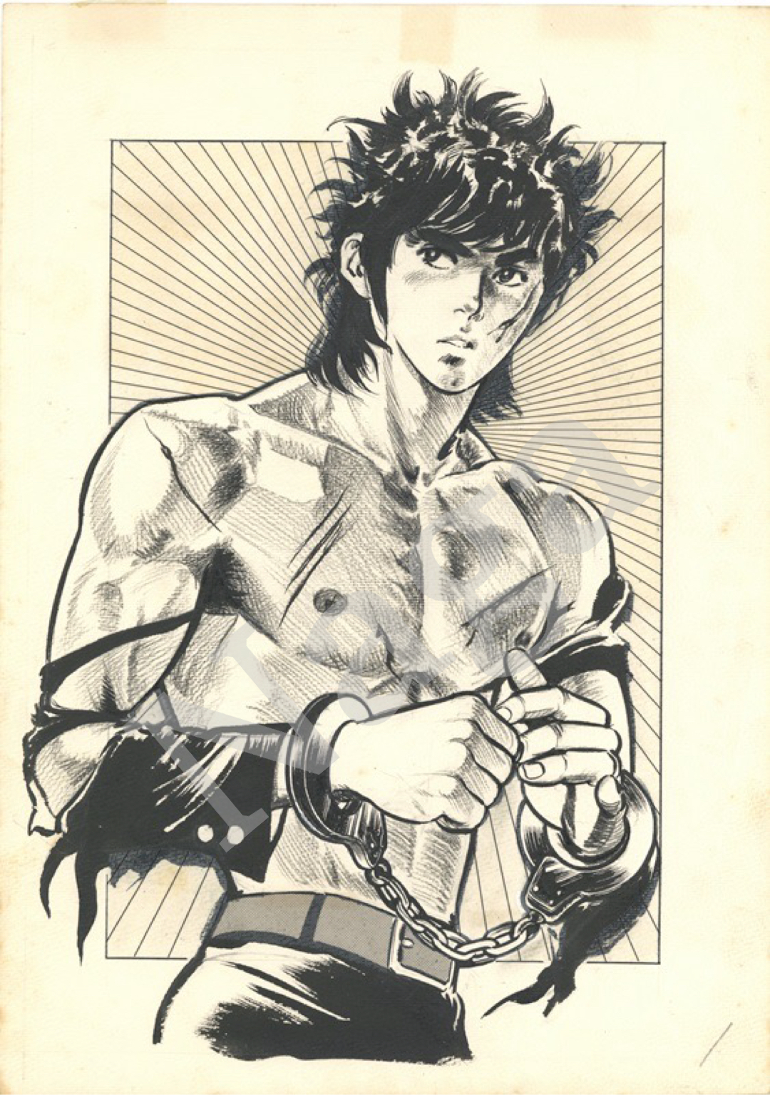 池上遼一 原画｜男組｜アニメと漫画の専門店 Naga