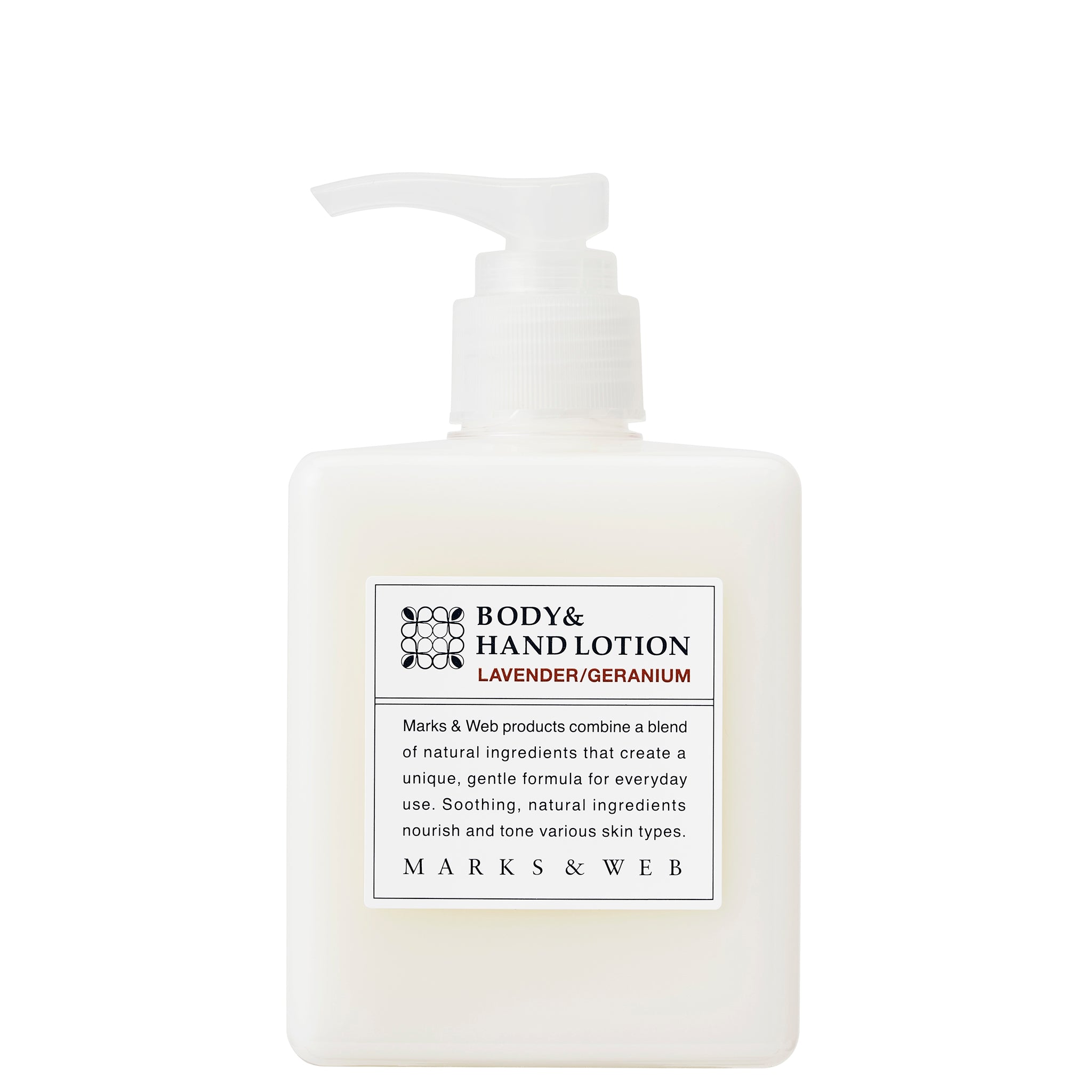 ハーバルボディ&ハンドローション｜乳液・クリーム｜MARKS&WEB