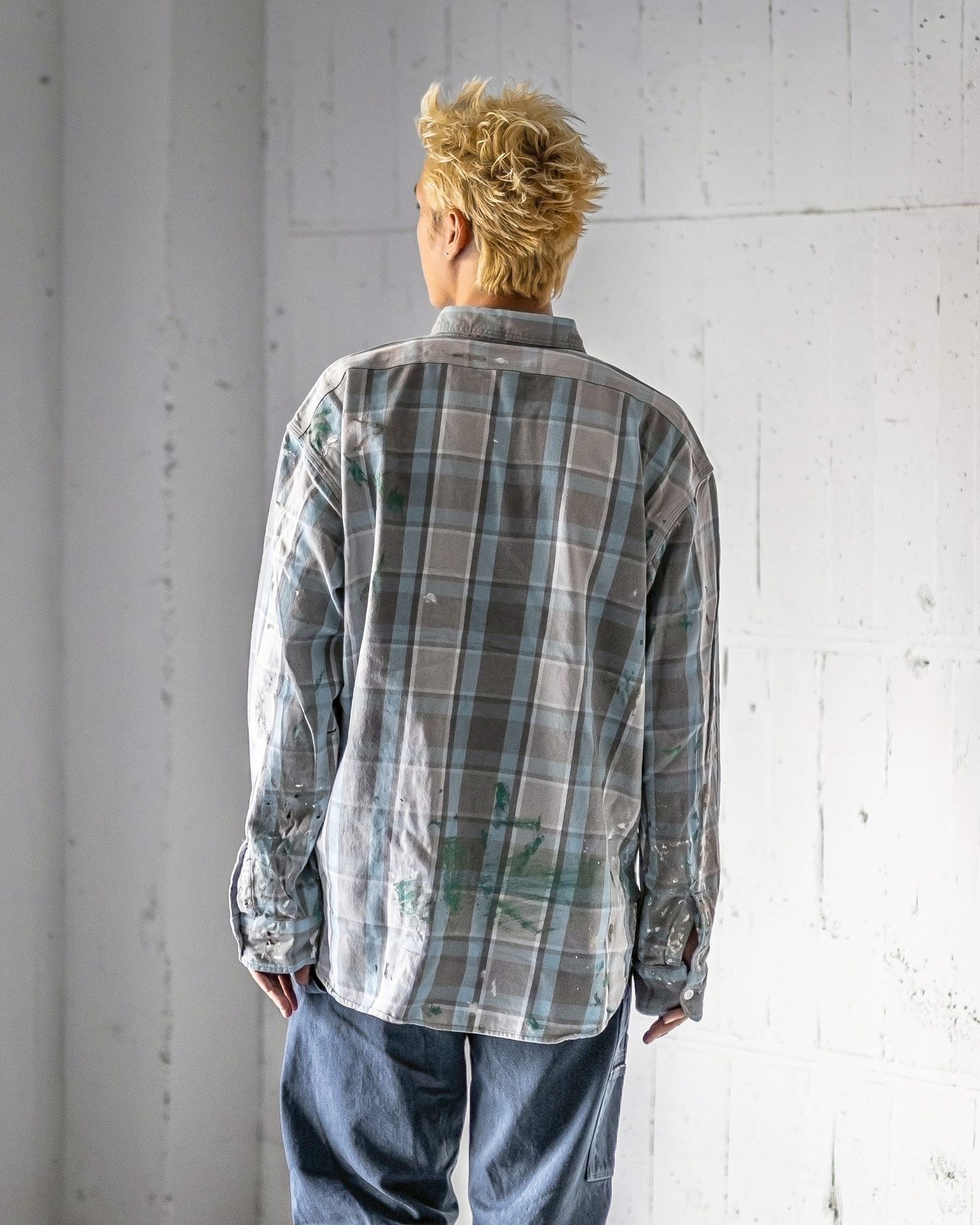 BOWWOW - BOW WOW 25FWバウワウ PAINTER'S FLANNEL SHIRT(BW252-PPSFS