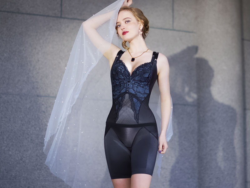 MARUKO ピンク レース ボディスーツ 70T MARUKO ピンク レース ボディ