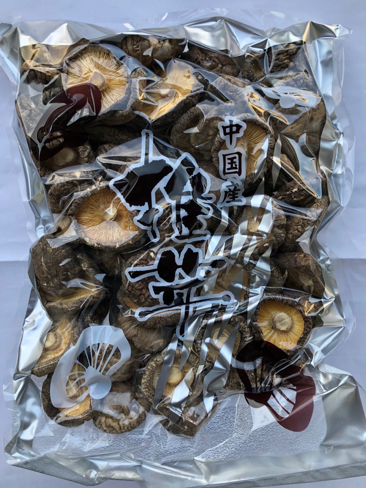 中国産菌床足切椎茸 4~5㎝脱水(黒面) 500g ｜干し椎茸の卸売・業務用