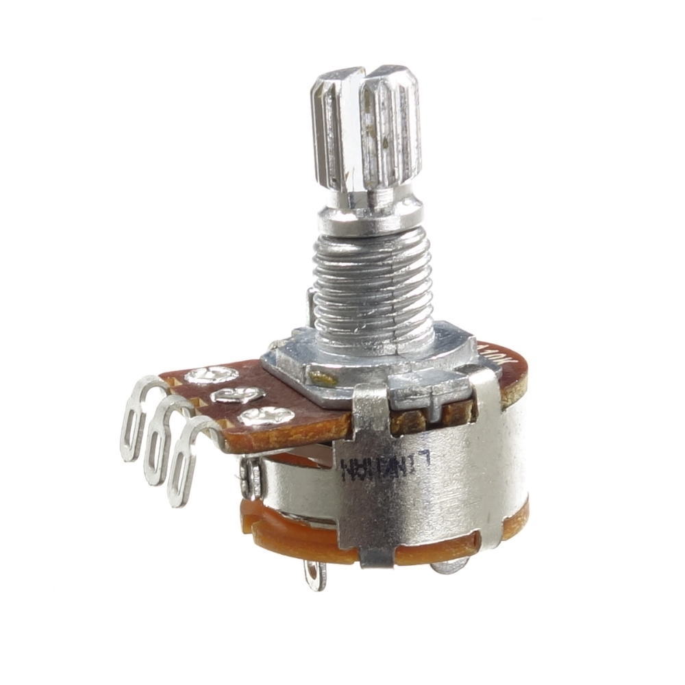 スイッチ付きボリューム Aカーブ 10kΩ R1610S-2B1-A103 Linkman製