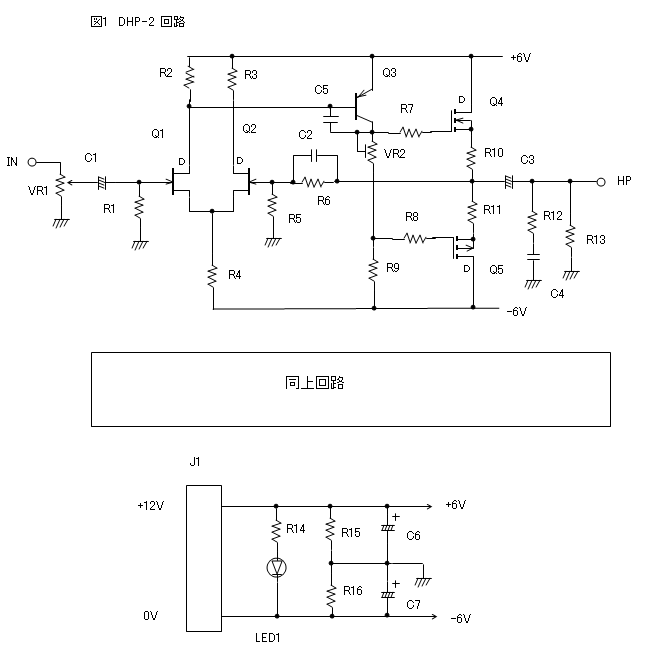ヘッドホンアンプの製作 ディスクリート編（DHP2）