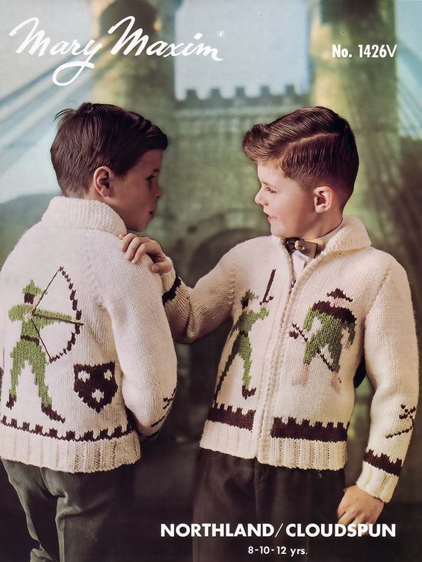 Boys' Archer Cardigan Pattern – Mary Maxim