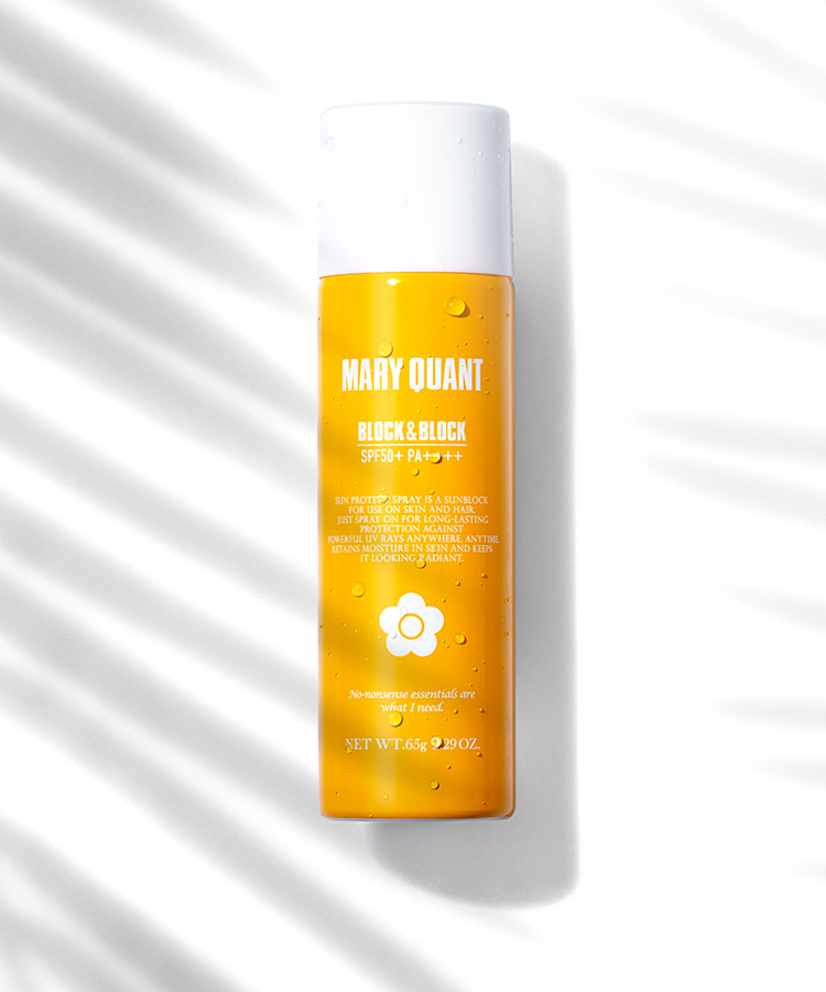 BLOCK&BLOCK SUN PROTECT SPRAY｜MARY QUANT COSMETICS LTD.