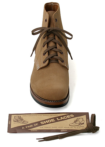M-43 サービス・シューズ、専用シューレース/復刻・新品