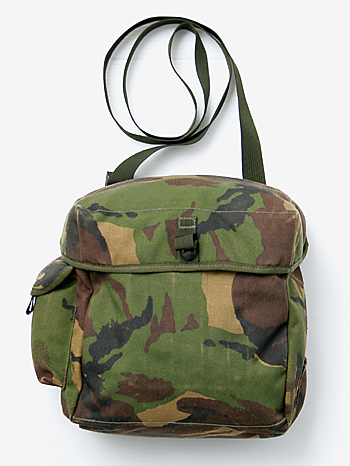 UK(英軍) PLCE装備 S-10/GSR DPMカモ ガスマスクバッグ/実物・極上