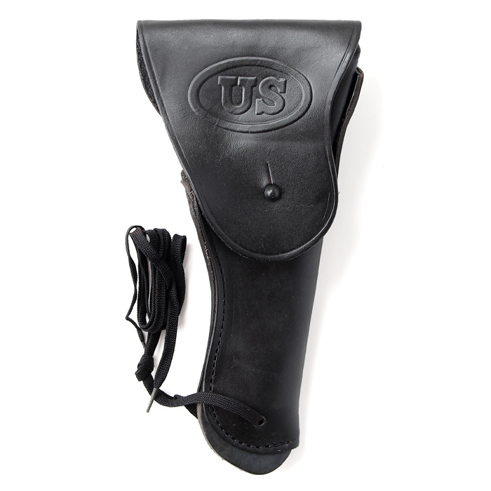 US(米軍) 黒革 ガバメントホルスター(Cathey Enterprises社 86年製