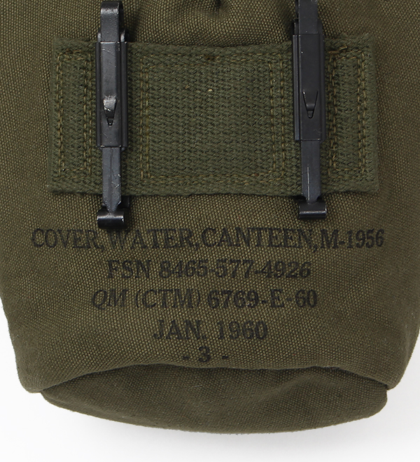 NAM戦 米軍 M56 ODコットン キャンティーンカバー(水筒カバー)1960年製