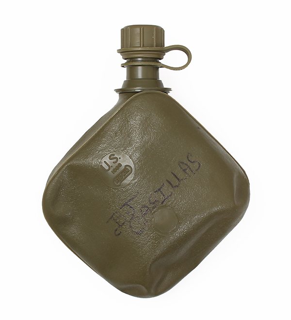 NAM戦 米軍 2QTプラ キャンティーン(水筒)/1968-72年製/実物・極上