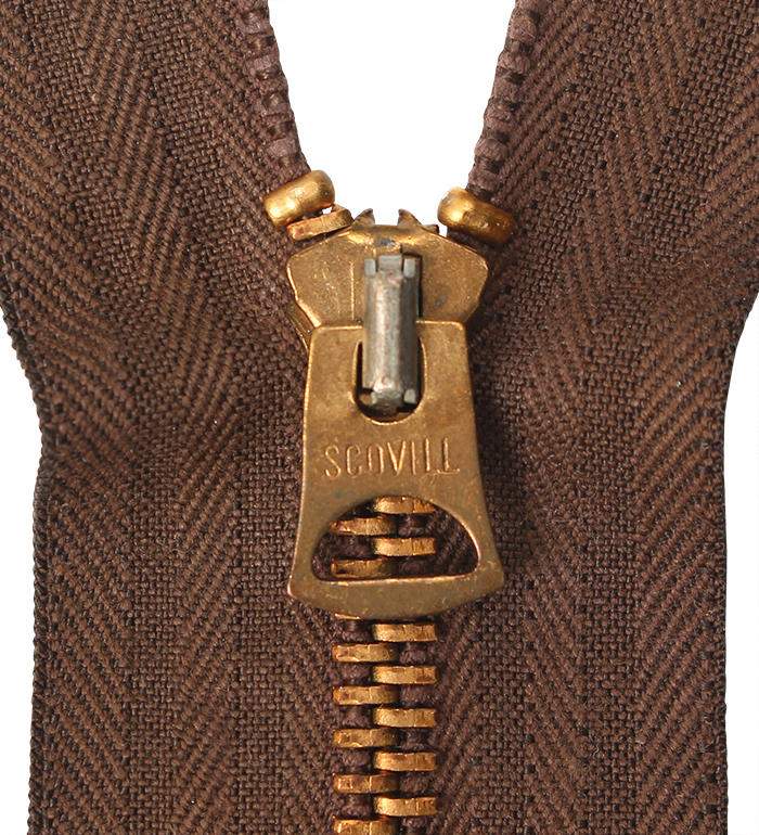 SCOVILL, 60s, #5, ブラス, ブラウン, インターロック オープン