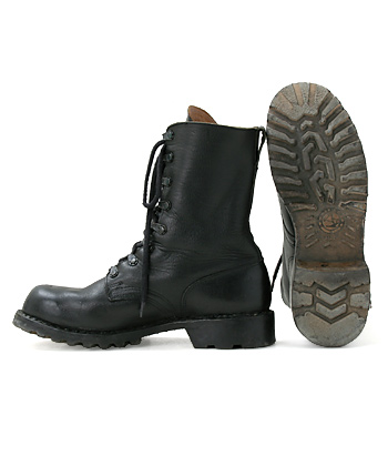 ドイツ BW(連邦軍) 野戦用黒革コンバットブーツ/実物・極上