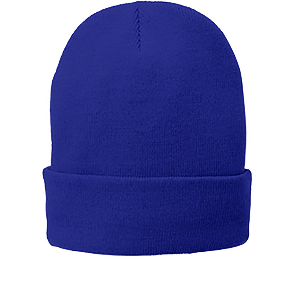 Navy Blue Fleece Lined Acrylic Knit Winter Hat CP90L-NVY