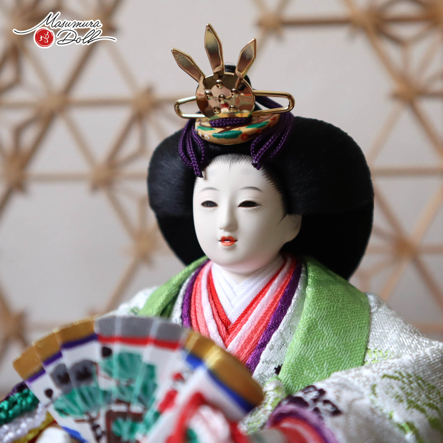 雛人形 新作 華峰作 柳 親王 黄櫨染 天皇陛下 雅子様 令和 即位 十二単