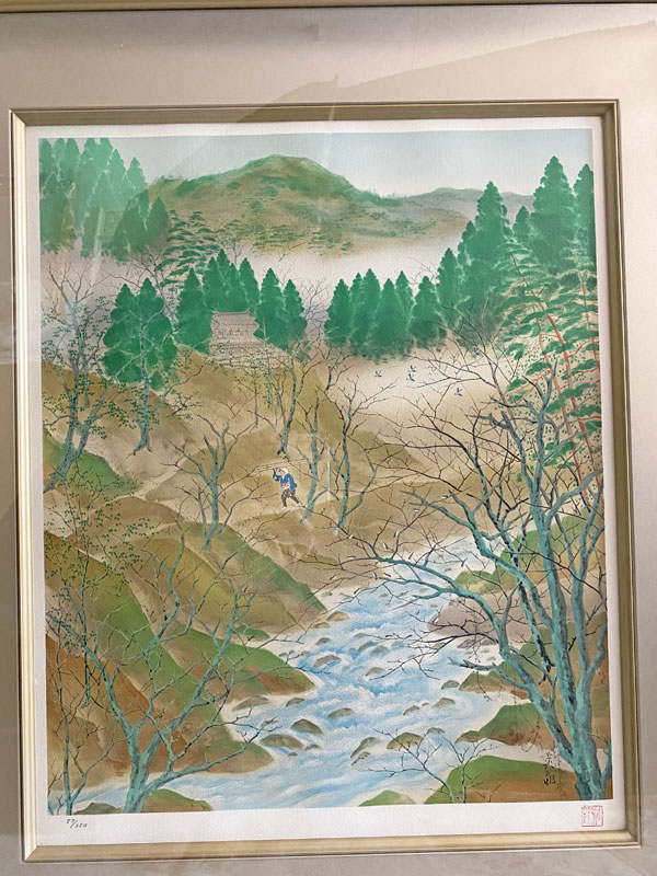 宇田荻邨（うだ てきそん） 高山寺 リトグラフ 87/350 展示品【商品