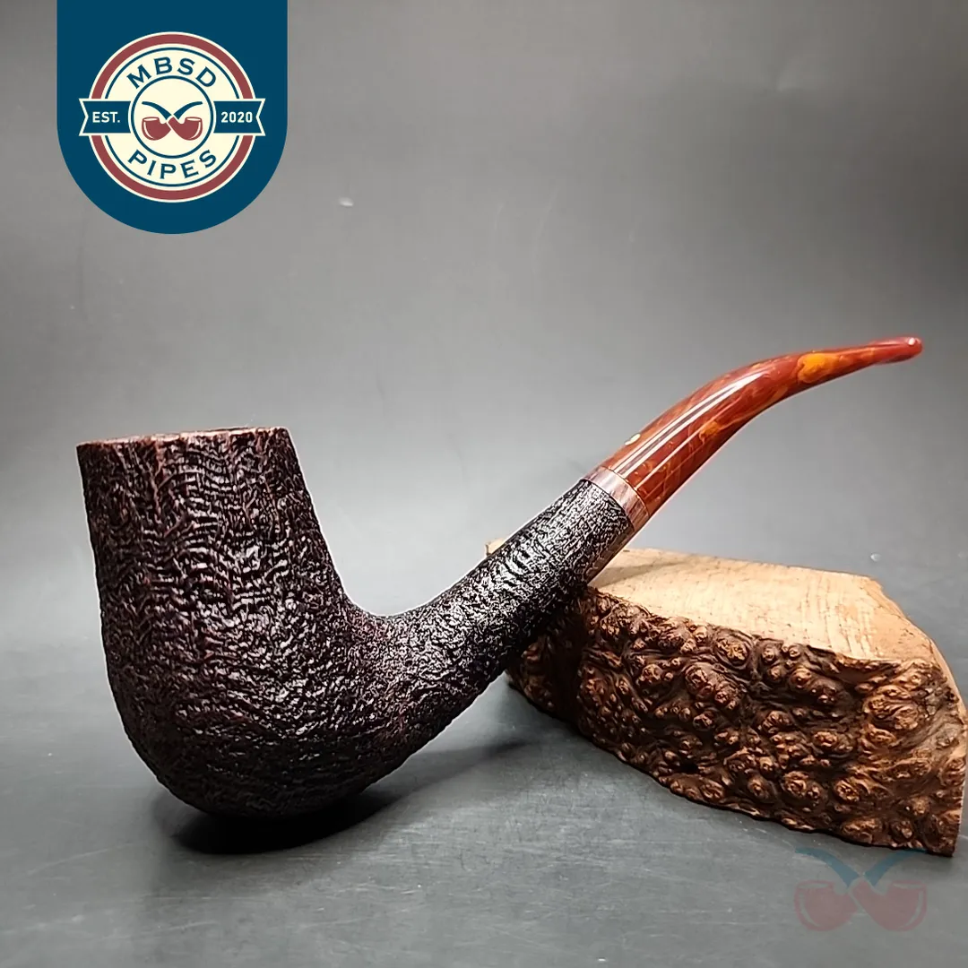 2002 JT Cooke Sandblasted Dunhill LC Estate Briar Pipe, American