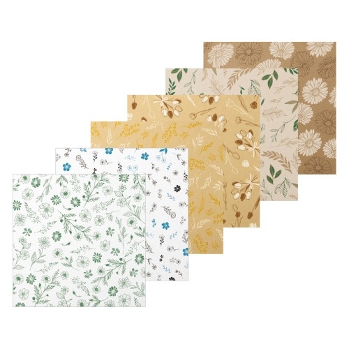 MDS BtoB |#包む ペーパー デザインペーパー フラワーペイント TE033