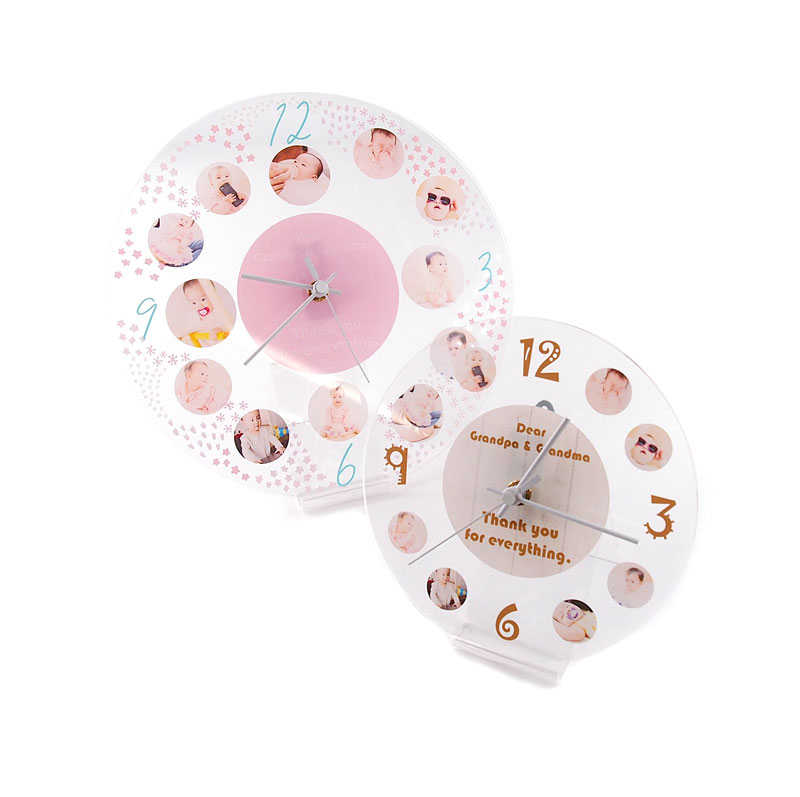 アクリル時計の自作・オリジナル時計印刷制作・オーダーメイドなら
