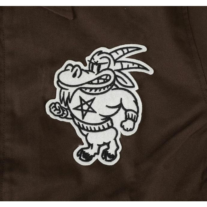 men's jacket HUF x THRASHER - Field Crew - chocolate - jk00384