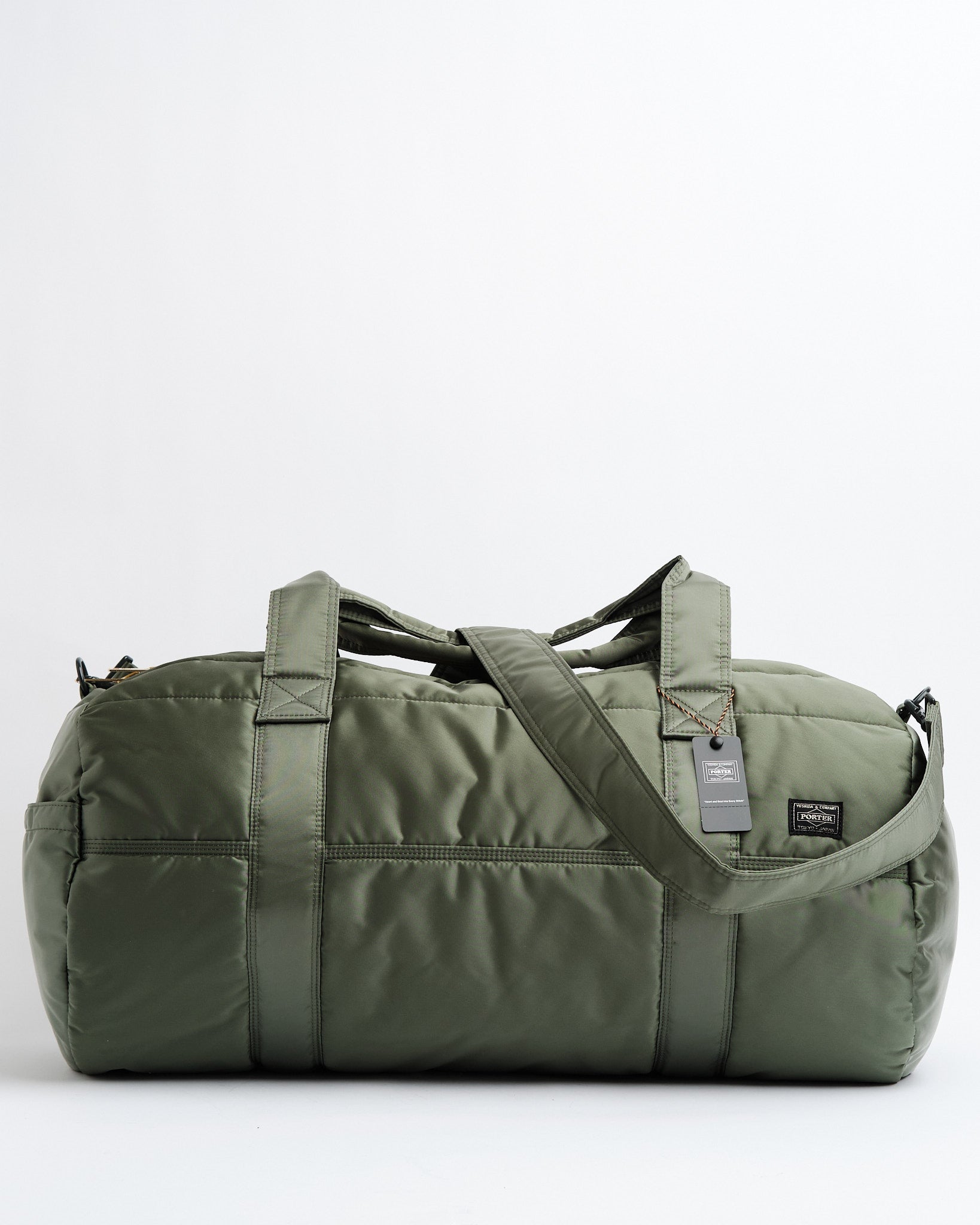 Tanker 2Way Duffle Bag (M) Sage Green by Porter by Yoshida - Meadow