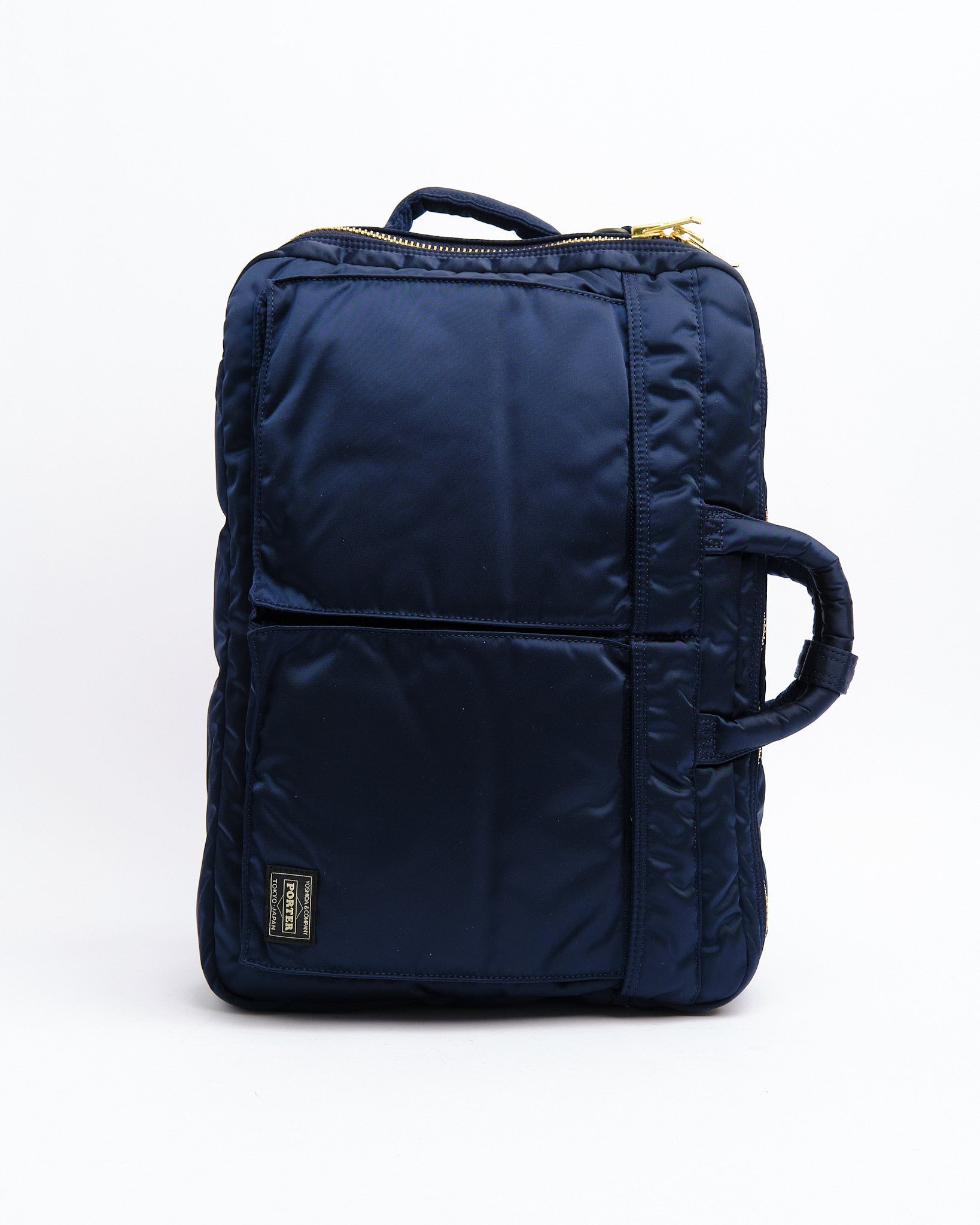 New Tanker 3-Way Document Bag Navy by Porter by Yoshida - Meadow