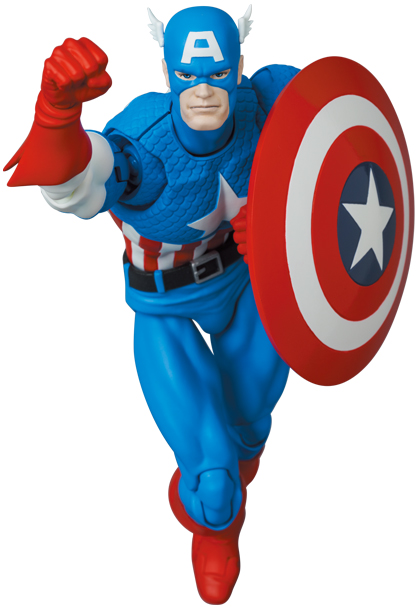 MEDICOM TOY - MAFEX CAPTAIN AMERICA（COMIC Ver.）