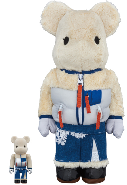 MEDICOM TOY - BE@RBRICK sacai 100％ & 400％