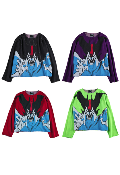 MEDICOM TOY - KNIT GANG COUNCIL CREW NECK SWEATER 