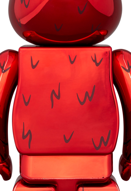 MEDICOM TOY - BE@RBRICK ELMO CHROME Ver. 100％ & 400％