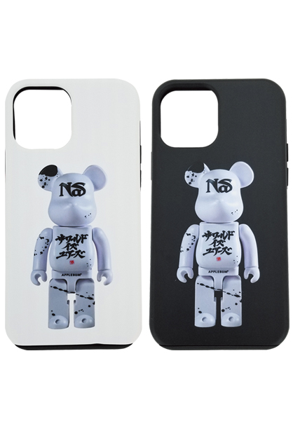 MEDICOM TOY - BE@RBRICK × NAS × APPLEBUM iPhone Case for 12／12 Pro