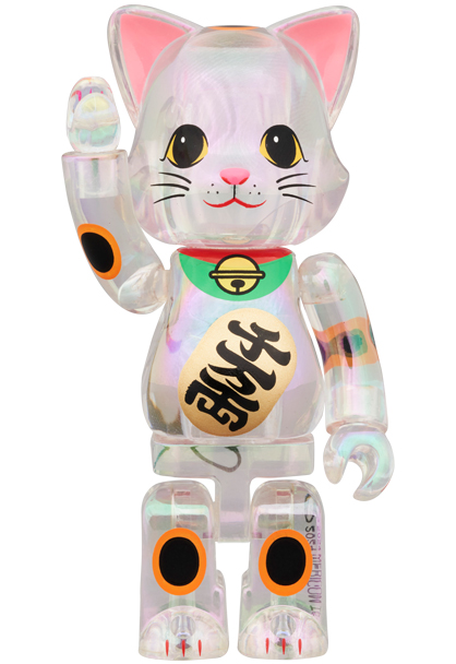 BE@RBRICK 招き猫 千万両 金 × 開運 銀 1000%