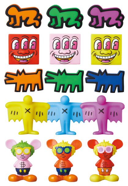 MEDICOM TOY - MINI VCD KEITH HARING #2 Barking Dog／Flying Devil