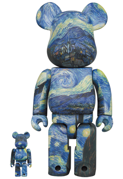 MEDICOM TOY - Vincent van Gogh The Starry Night BE@RBRICK 100