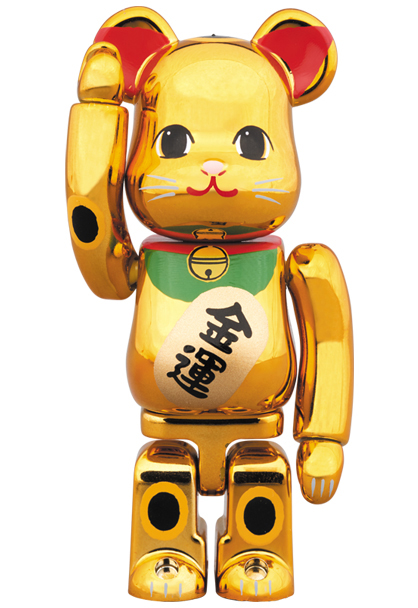 MEDICOM TOY - BE@RBRICK 招き猫 金メッキ 六 100％