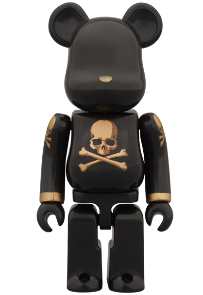 MEDICOM TOY - BE@RBRICK mastermind JAPAN BLACK & GOLD 100% & 400%