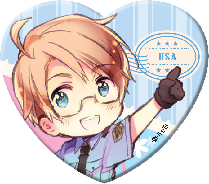 ヘタリア World☆Stars」ラメアクリルバッジ Vol.2｜メディコス