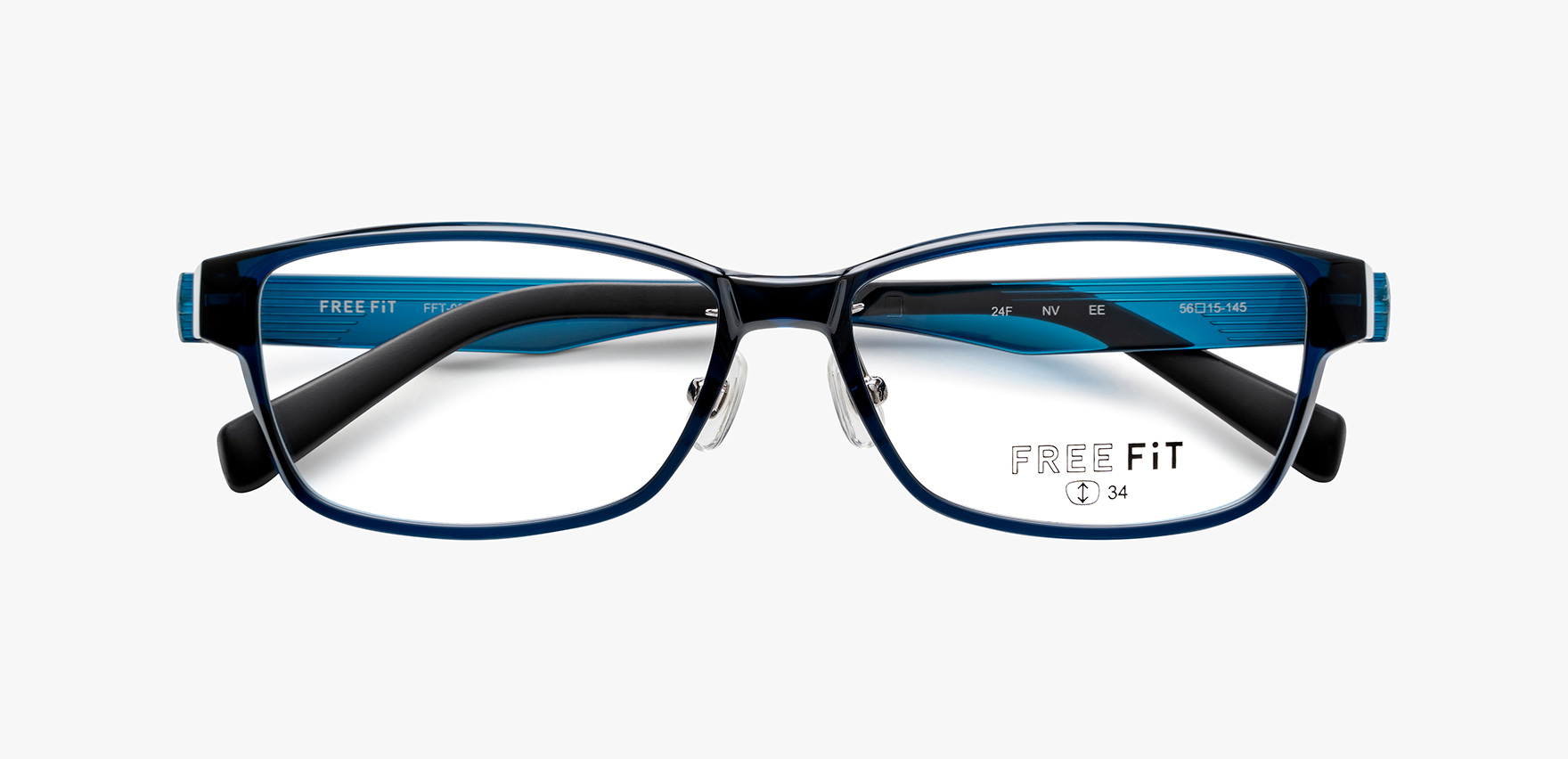 FREE FIT FFT-095(56 ﾈｲﾋﾞｰ): メガネフレーム｜眼鏡市場【公式